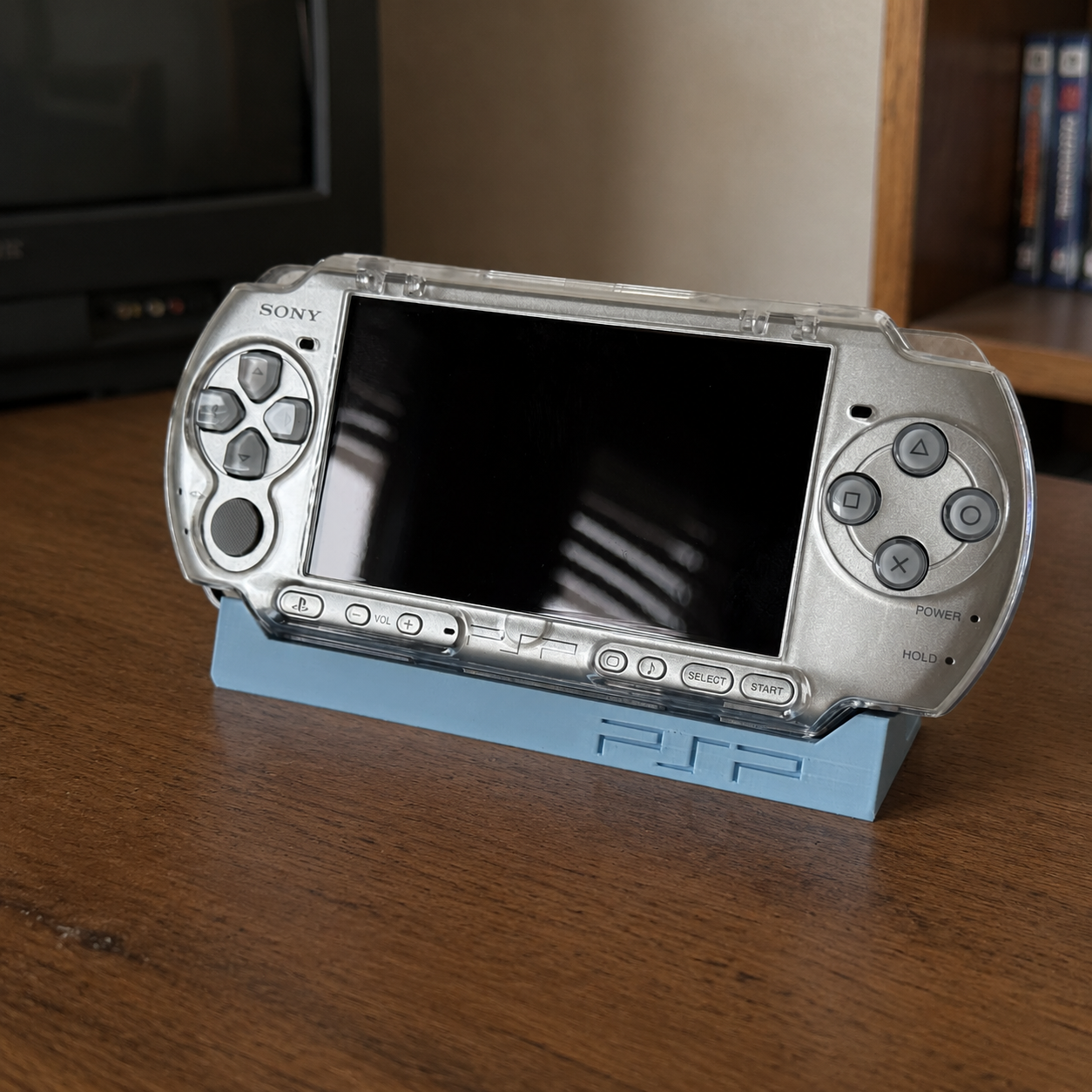 PlayStation Portable (PSP) Display Stand – Fits Clear Case