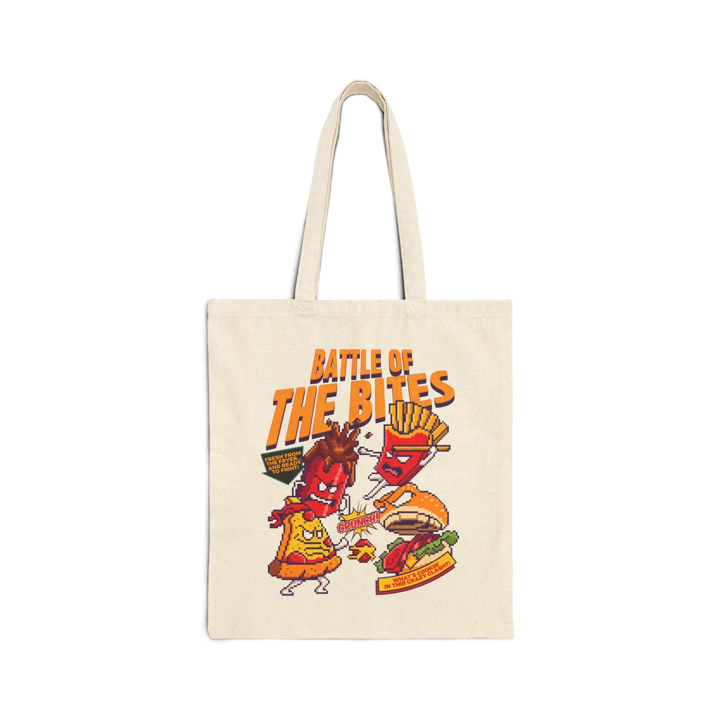 Battle of the Bites Tote Bag