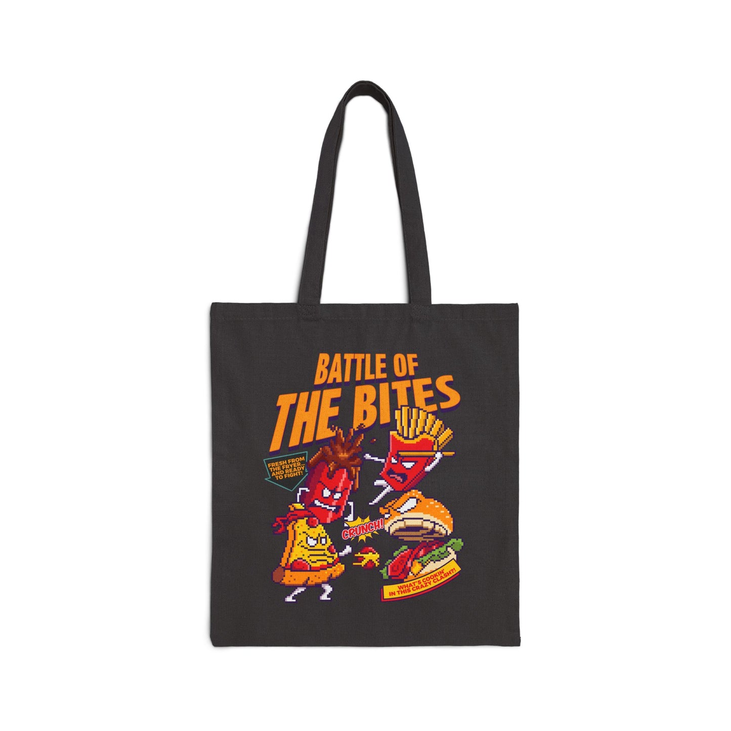 Battle of the Bites Tote Bag