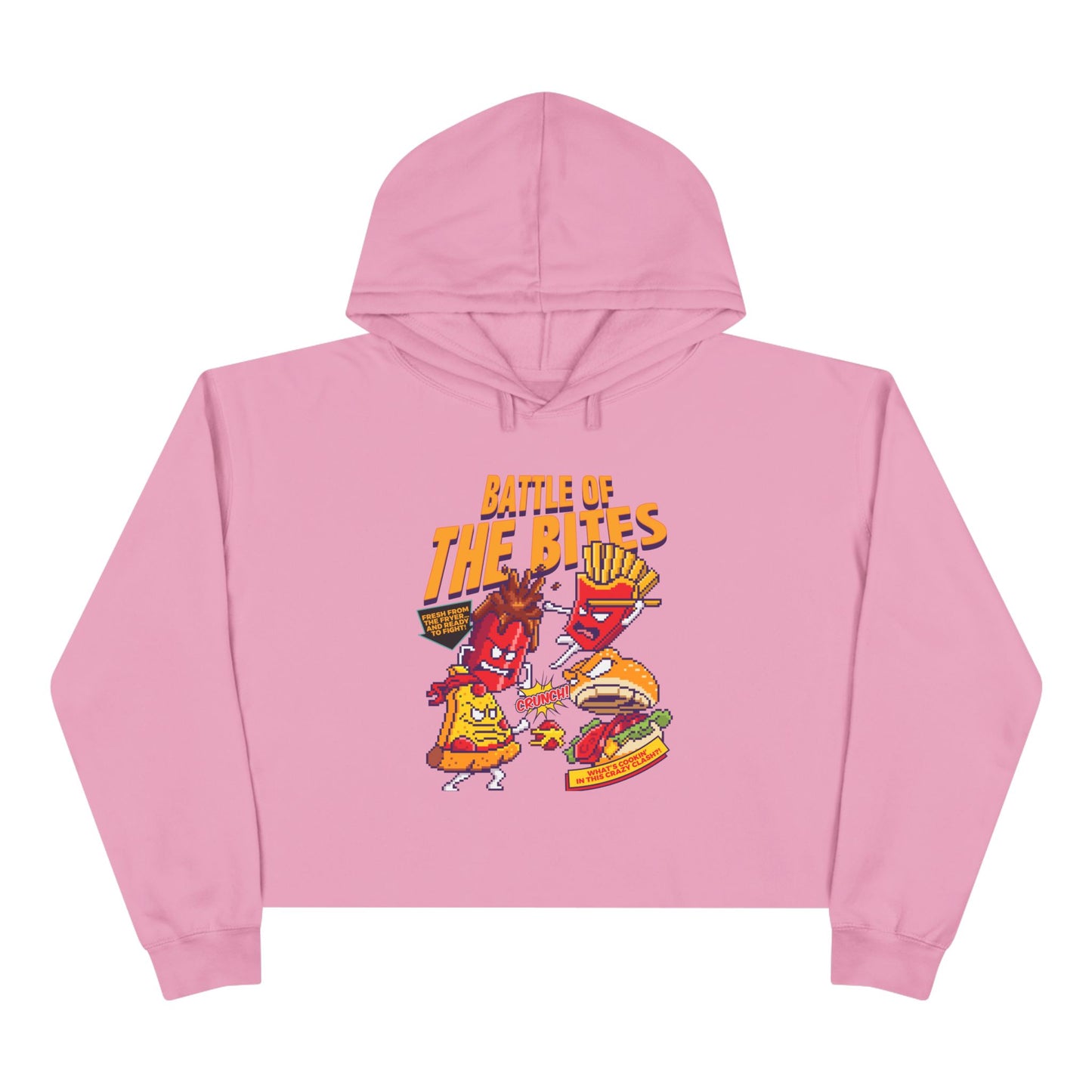 Battle of the Bites Cropped Hoodie