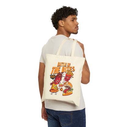 Battle of the Bites Tote Bag