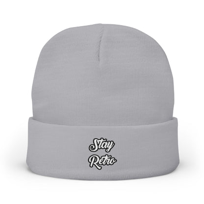 Stay Retro Embroidered Beanie