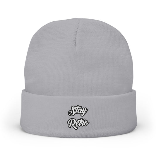 Stay Retro Embroidered Beanie