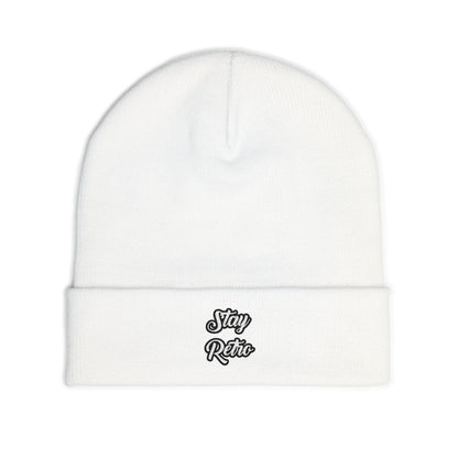 Stay Retro Embroidered Beanie