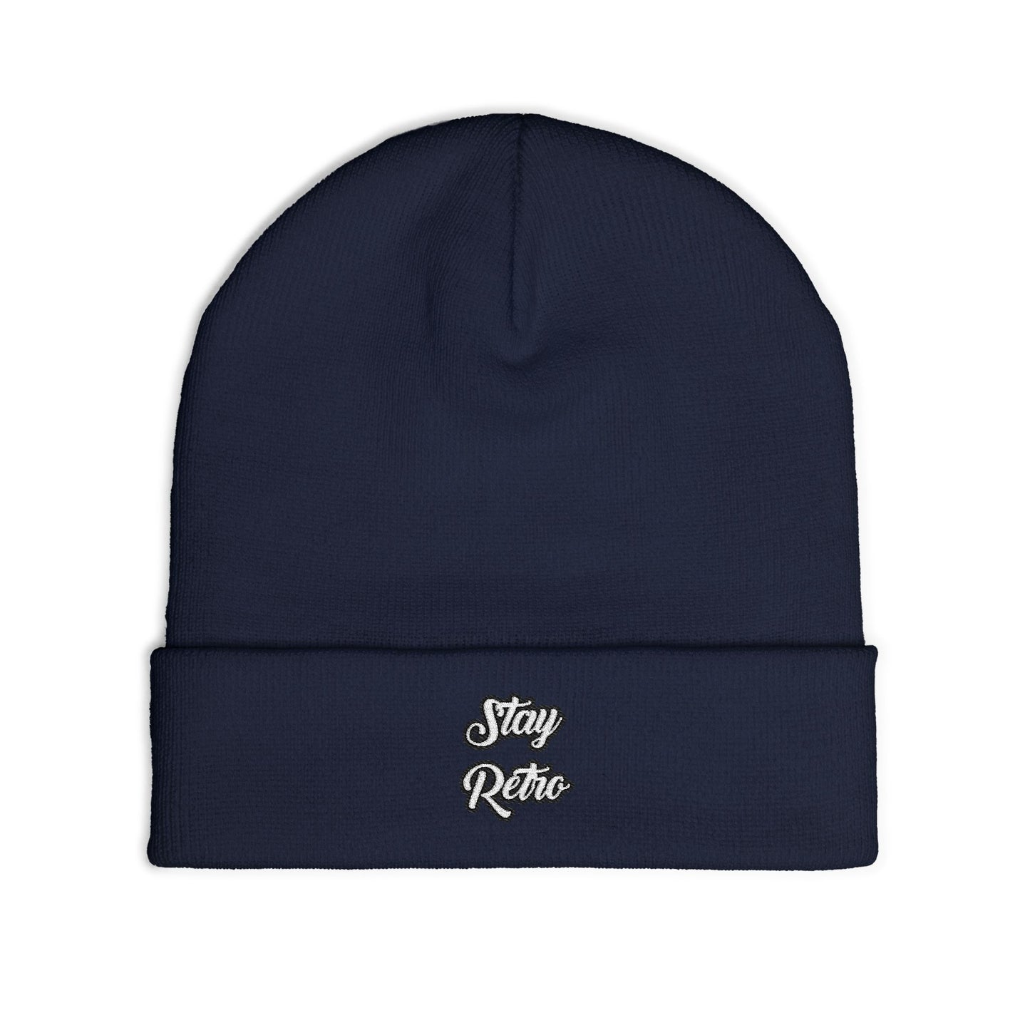 Stay Retro Embroidered Beanie