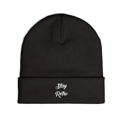 Stay Retro Embroidered Beanie