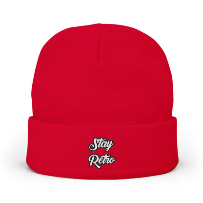 Stay Retro Embroidered Beanie