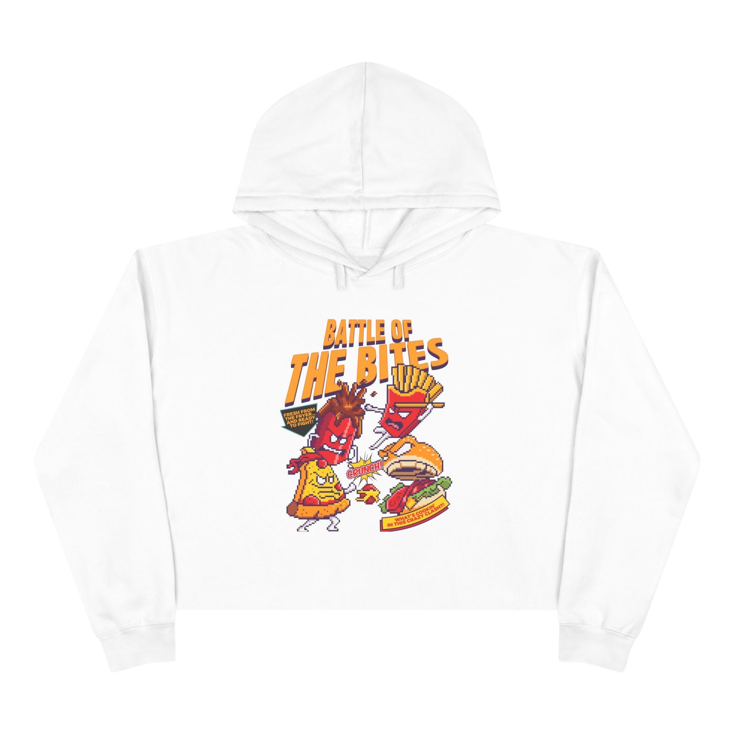 Battle of the Bites Cropped Hoodie