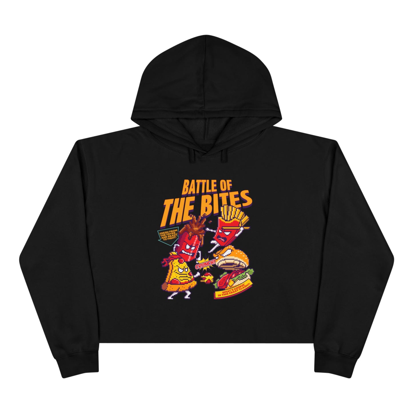 Battle of the Bites Cropped Hoodie