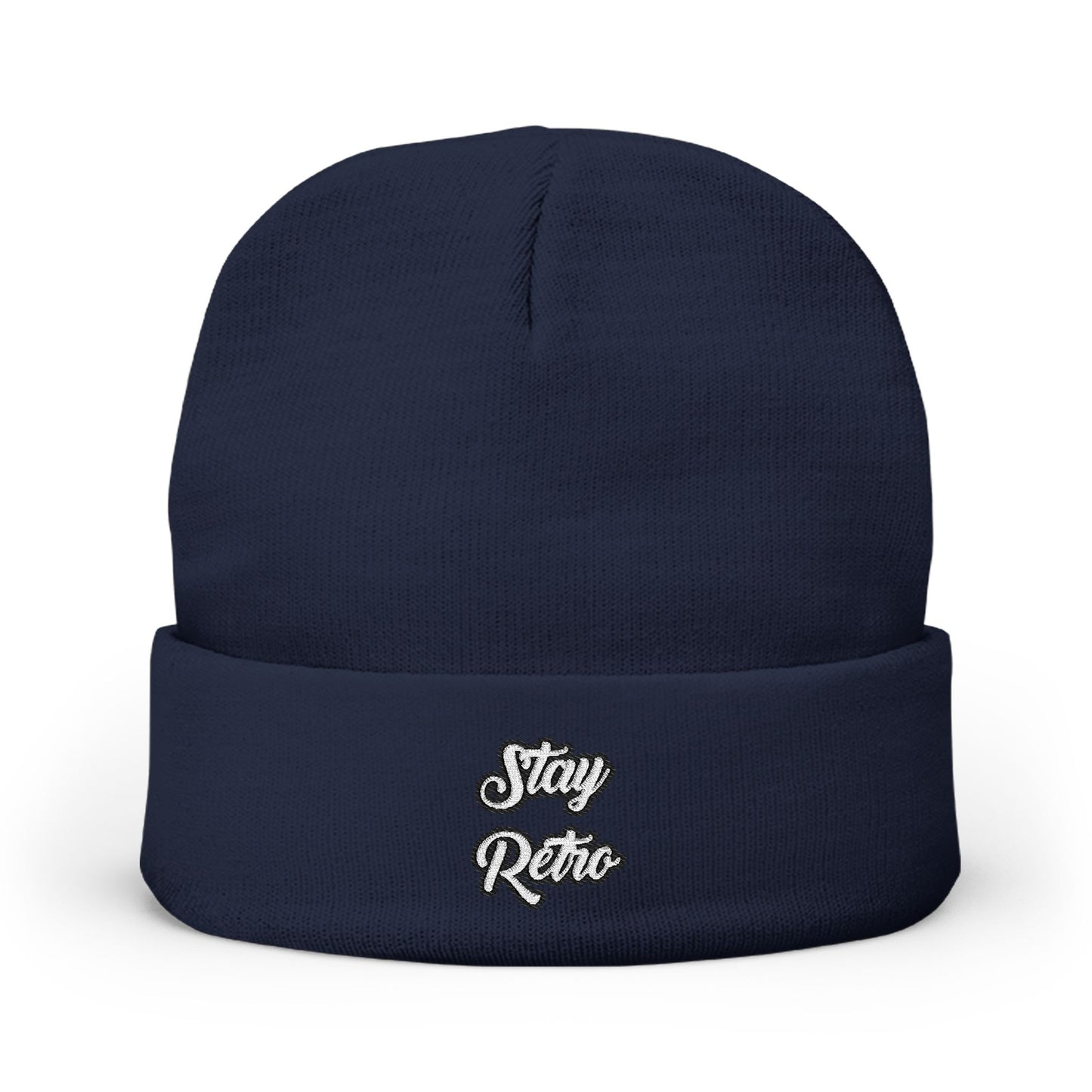 Stay Retro Embroidered Beanie