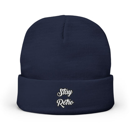 Stay Retro Embroidered Beanie