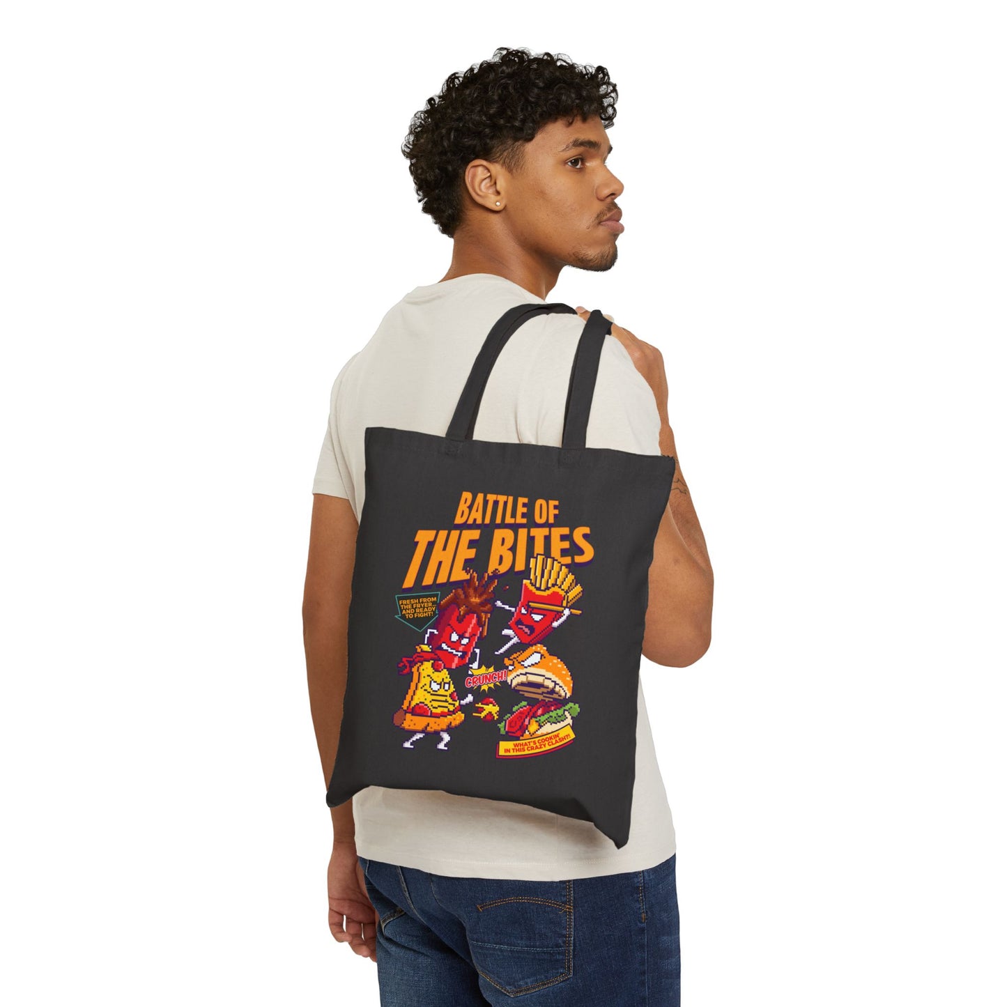 Battle of the Bites Tote Bag