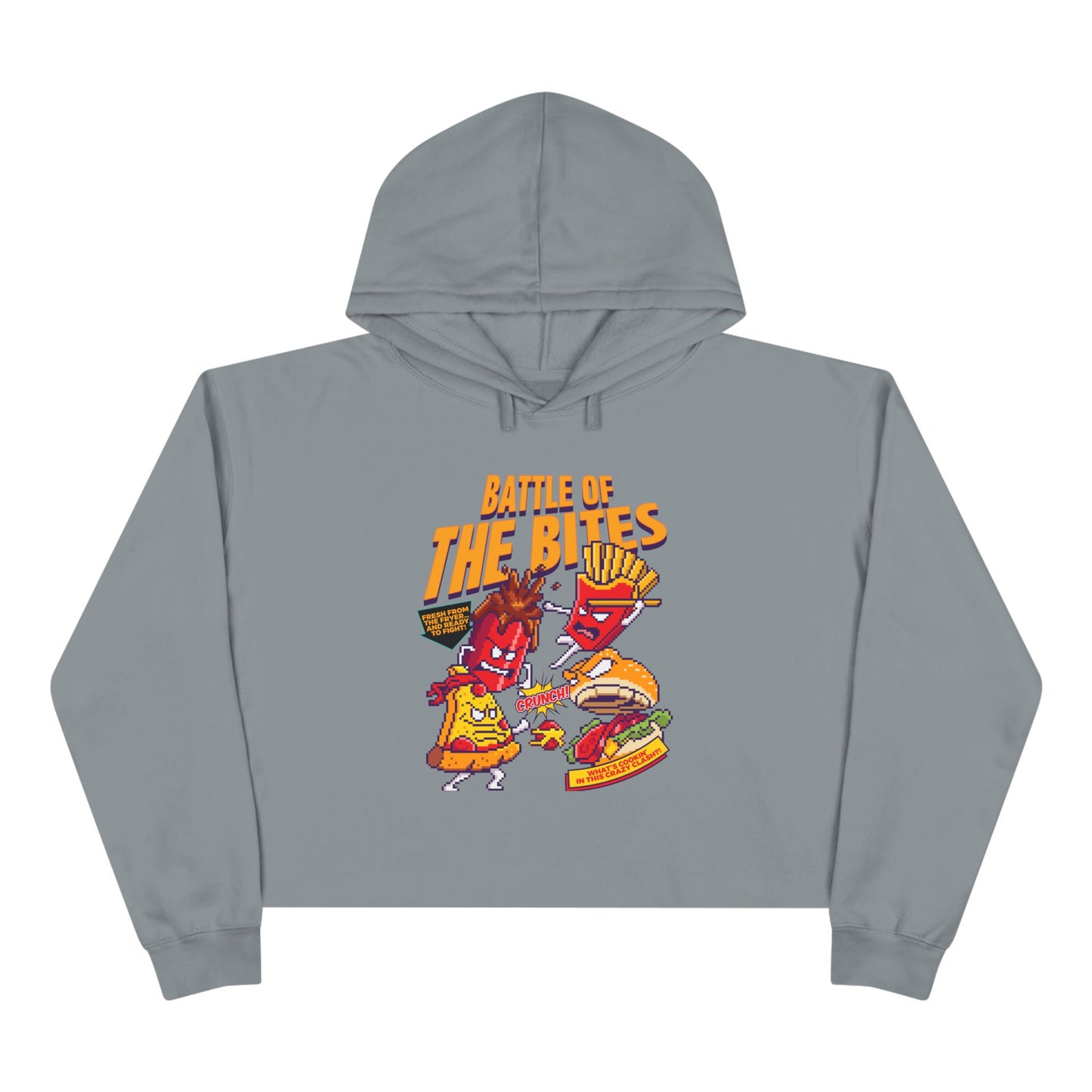 Battle of the Bites Cropped Hoodie