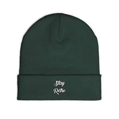 Stay Retro Embroidered Beanie