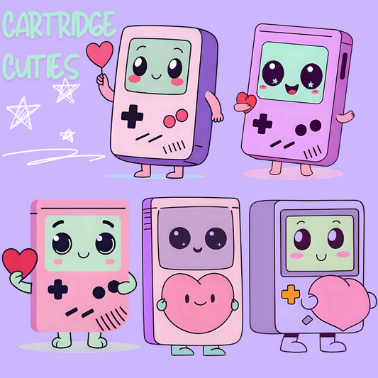 Cartridge Cuties Sticker Set