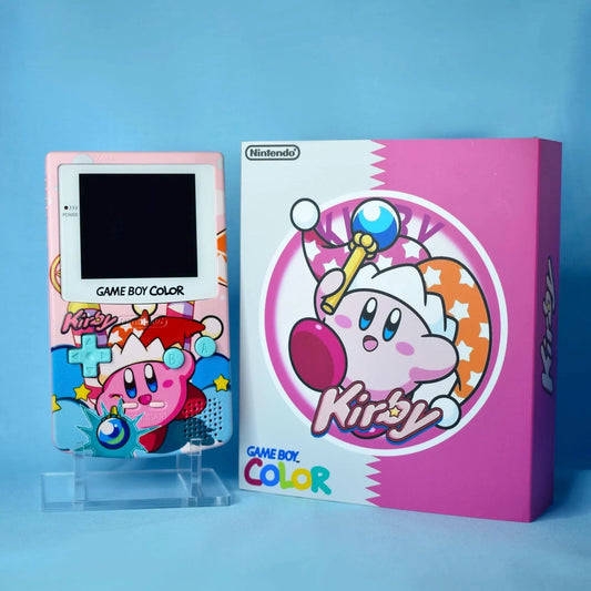 Custom Game Boy Color: Kirby Dreamland Edition