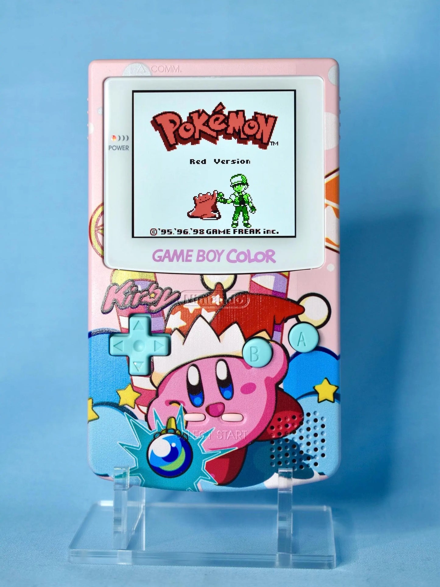 Custom Game Boy Color: Kirby Dreamland Edition