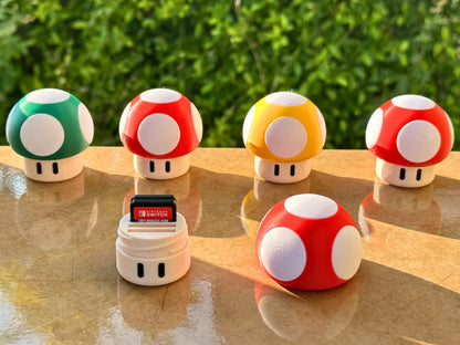 Mushroom Switch Game Case – Holds 4 Cartridges
