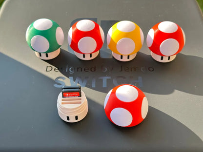 Mushroom Switch Game Case – Holds 4 Cartridges