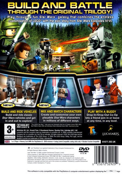 Lego Star Wars 2: The Original Trilogy (PlayStation 2, CIB)