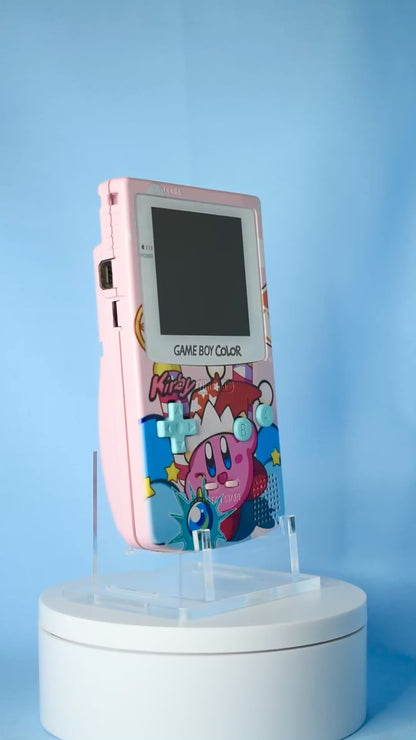 Custom Game Boy Color: Kirby Dreamland Edition